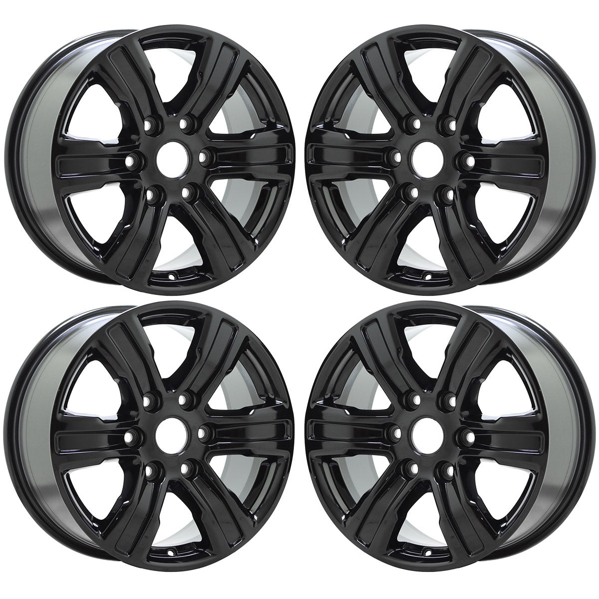 17" Ford Ranger Truck Gloss Black wheels rims Factory OEM set 10228 EXCHANGE